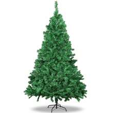 7ft/8ft Artificial Spruce Christmas Tree, 1000 Tips, Metal Base - Multicolor - View 10