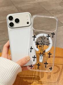 哥德式暗黑復古宗教十字架透明磁吸手機殼，適用於 iPhone 與 Galaxy，手機殼，Case 17 Pro Max，保護殼，耶穌手機殼，適用於 iPhone 15 手機殼，適用於 iPhone 16 Pro Max 手機殼，適用於 iPhone 16 手機殼，適用於 iPhone 14 手機殼，適用於 iPhone 15 手機殼，適用於 iPhone 16 Plus 手機殼，手機殼，Galaxy 手機殼，適用於 iPhone 18 Pro，適用於 iPhone 18 Pro Max - 彩色 - 查看 6