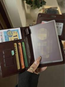 Passport Holder Card Sleeve Wallet Document Organizer Bag, Women's Essential Travel Accessories Storage Pouch - Multicolor - View 4
