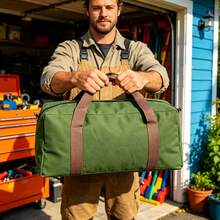 Travel Camping Tool Bag Cylindrical Ground Stake Bag Portable Organizer ...