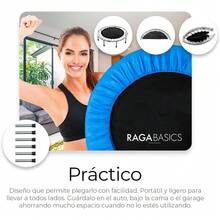 Fitness Trampolines - Blue - View 3
