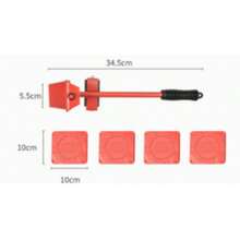 1 Set Furniture Moving Sliders Kit,Cabinets, Refrigerators And Appliances, Floor Protection, Easy Moving Tool For One Person - A - View 5