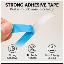 5.0m Flexible Uniform COB LED Light Strip - Equipped With 501 Button Switch And Adhesive Backing, Self-Adhesive Backplate For Easy Installation, Suitable For Cabinets, Home Decor, Halloween DIY Lighting And Office Decoration - Multicolor - View 7