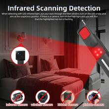 Multifunctional Infrared Camera Scanner, Tracking Device Detector, GPS Hidden Camera Detector, Hidden Camera Detectors And Bug Detector, Camera Detector For Hotels, Home, Office - View 4