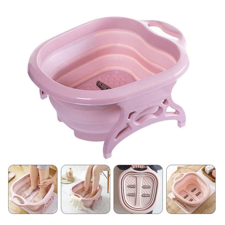 1PC Pedicure Relax Bath Massage Bucket Feet Therapy Folding Portable Foot Spa - View 1