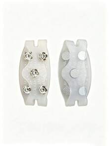 1 Pair Silicone Ice Cleats, Non-Slip Shoe Toe Grips, Suitable For Winter Snow Outdoor Activities - Multicolor - View 12