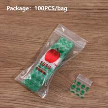 Kantong Penyimpanan Mini Cetak dengan Perekat Otomatis, Kantong Dapat Digunakan Kembali dan Dapat Ditutup Kembali, Pilihan Isi 100PCS/200PCS/300PCS, Kantong Kemasan Klasifikasi Perhiasan & Barang Kecil - MultiWarna - View 18