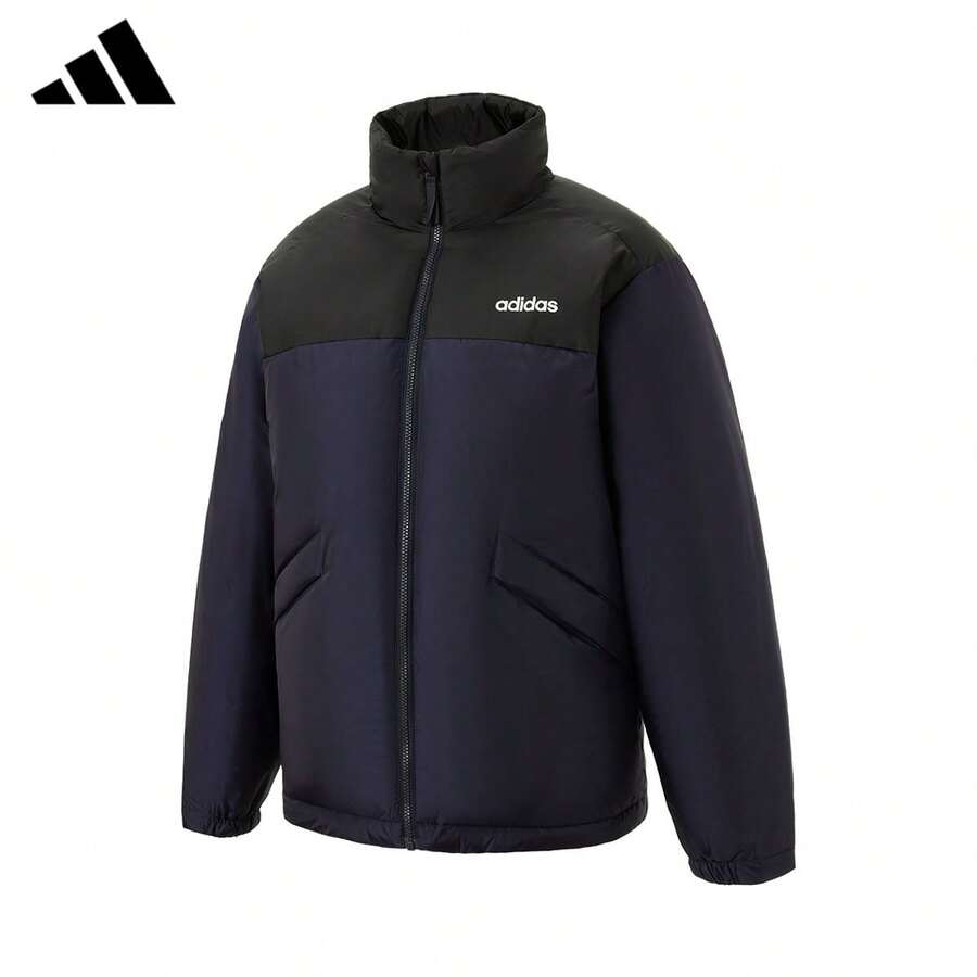 Adidas Official Men's Down Jacket Water-Resistant Autumn/Winter New Sports Warm Coat JL8260 - Multicolor - View 1