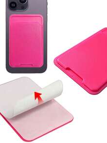 Universal Phone Adhesive Card Holder, Compatible With Multiple Phone Models, Can Store Transit Cards, Access Cards, ID Cards, Credit Cards, Etc., Prevents Card Loss. Unisex, Magsafe Card Wallet. - Model C - View 2