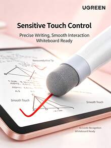 UGREEN 3-In-1 Retractable Presentation Pointer With Digital Display And Laser, Compatible With Seewo Whiteboard, PPT Touch Pen, Projector Pointer 45118 - View 3