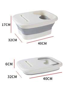 Thickened Insulated Portable Foot Bath Basin For Home Use, Can Soak Above Calf, Suitable For Health Massage - A - View 7