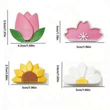 Best-Selling Cross-Border 3D Printed Daisy Photo Clip, Desktop Ornament, Small Plastic Photo Holder, Suitable For/Mini Photos - Photo Stand - View 11