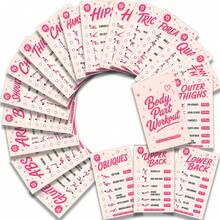 1set Body Part Workout Cards, Featuring Dedicated Training For Every Major Body Part,Targeted Strength Training Guide For Men And Women, Fitness Beginners, And Home Or Gym Workout Routines - A - View 6