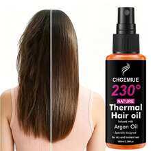 Semprotan Minyak Rambut Termal 230℃, Serum Rambut Pelindung Panas Minyak Argan, Semprotan Pelindung Panas Tanpa Bilas untuk Rambut Kering dan Rusak, 100ml - Pakaian formal - View 6
