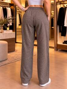 Women Pants - Coffee Brown - View 2