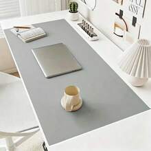 1pc Eye Protection Desk Mat Student Leather Solid Color Coffee Table Mat Oil-Proof Tablecloth Learning Computer Desk Mat Non-Slip - Table Mat - View 6