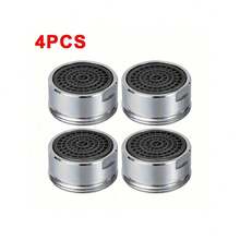 4pcs Water-Saving Faucet Tap Nozzles - Thread Replaceable, Anti-Calcification, Kitchen And Bathroom Faucet Filter Mouth With Easy Installation - Other Material Construction Bathroom Accessories Bathroom Tools - Multi-color - View 8