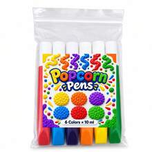 Set Kuas Lukis Fluorescent 6 Warna, Beragam dan Cerah, Perlengkapan Melukis untuk Pemula, Set Pigmen Cat dan Menggambar - 6 Warna - View 12