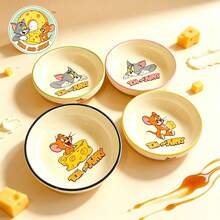 TOM AND JERRY. 1個官方正版超可愛陶瓷方碗，加厚防燙調料碟，耐用不褪色釉下彩，零食/沾醬多用途碗 - 彩色 - 查看 11