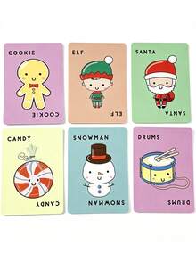 Christmas Card Game Family Party Game Stocking Stuffer White Elephant Gift For Kids Teens Adults - Multicolor - View 8