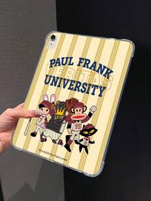官方授權 Paul Frank 透明平板保護殼，棒球運動員猴子兔子熊貓貓咪條紋字母圖案，新款適用於 Air2 2014 (9.7 吋)、Air4 2020 (10.9 吋)、Pro 11 (M4) 2024 (11 吋)、11 2025 (11 吋)、7 2019 (10.2 吋)，平板保護套，可用作節日禮物、日常通勤，日常防摔高吸引力款式 - 彩色 - 查看 4