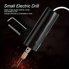 Máy khoan điện cầm tay mini chạy bằng USB kèm bộ mũi khoan, dụng cụ đục lỗ siêu nhỏ di động, dụng cụ khoan DIY thủ công cho nhựa resin, hạt cườm và làm trang sức - A - Xem 8