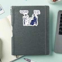 1PC Go Fish Quote Sticker, Funny Vintage Ladies Laptop Decal, Sarcastic Tea Time Vinyl, Sassy Gift, Waterproof Peel & Stick Water Bottle Sticker - S1891 - View 10