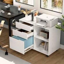 Office Storage Cart - White - View 6
