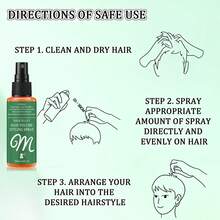 Hair Volume Styling Spray, Targeted Lift Light Hold Texture Spray, Enhance Curls & Waves, Long Lasting Fluffy Hair Styling Mist, 100ml - Full Size - View 6