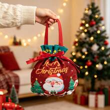 Christmas Cookie Gift Bags, Self-Sealing Large Capacity Packaging Bags, Suitable For Teacher's Day Snacks - Multiple Styles - View 4
