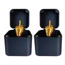 1pc Prank Surprise Box With Spring-Loaded Hand, Funny Gift, Creative Desk Ornament For Adult Office Party - Multicolor - View 5