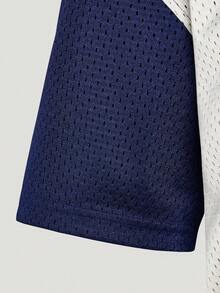 Adidas Women's TIRO TEE2 Short Sleeve Knit Collarless T-Shirt TKZ2339 - Navy Blue - View 5
