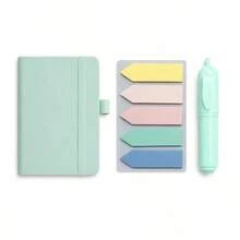 Mini A7 Notebook Portable Diary Set With Small Pocket, Leather Cover, Waterproof, Skin-Like Touch - Multicolor - View 7