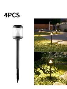 LED Creative Solar Lawn Light, Smart Light Control Yard Ground Stake Light, Suitable For Outdoor, Yard, Garden, Holiday, Daily Decor Outdoor Atmosphere Landscape Lighting - Lawn Lights - View 11