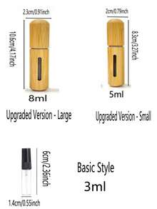 1pc Refillable Perfume Bottle Travel Size, Portable Small Capacity Empty Perfume Dispenser, Leak-Proof Portable Small Empty Perfume Container, Portable Small Empty Perfume Bottle, Mini Perfume Spray Bottle, Hair Spray Bottle - Multicolor - View 8
