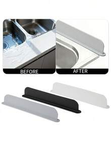 Waterproof Sink Splash Guard Block Splashing Water Washable Sink Basin Splash Blocker For Lab Sink Vegetable Basin Dishwasher Anti-Splash Water Barrier Sink Protector Apartment Home Room Bathroom Decor RV Coffee Bar Kitchen Accessories Essentials - Multi-color - View 12