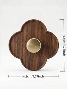 1pc No-Drill Wall Mount Hook, ABS Solid Structure Minimalist Flower Rack, Strong Adhesive Decorative Hanging Rack, Rust-Proof Space-Saving Heavy-Duty Organizer, Easy Install Without Damaging Wall, Suitable For Kitchen Bathroom Living Room - View 2