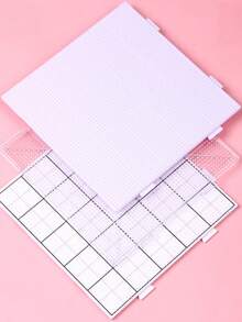 特大號 120 針方型彩色 Perler 珠子模板板附刻度，適用 2.6mm 珠子，Perler 珠子 DIY 工具組，珠飾手工材料，生日禮物與節日派對小禮，萬聖節，紫色 藍色 粉色 綠色 - 多款 - 查看 8