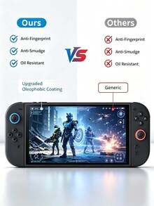 4 عبوات واقي شاشة زجاجي مقسى ل- Switch 2 موديل 2025، واقي شاشة شفاف عالي الوضوح مضاد للخدش، إكسسوارات متوافقة مع Switch 2، [7.9 بوصة] - مشاهدة 5