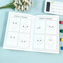 Children's Cute Cartoon Tracing And Coloring Book, Dotted Line Drawing Book, Back To School Season Early Education Enlightenment Educational Painting Practice Doodle Book, Student Early Learning Fun Painting Toy Gift - Multicolor - View 11