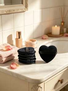 10pcs Heart-Shaped Makeup Sponges, Suitable For Wet/Dry Use, Soft And Elastic Pink Blending Sponges, Dual-Use For Foundation And Base Makeup, Suitable For Normal Skin, Beginner-Friendly Makeup Tool, 1pc - Multiple Styles - View 9