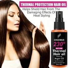 Semprotan Minyak Rambut Termal 230℃, Serum Rambut Pelindung Panas Minyak Argan, Semprotan Pelindung Panas Tanpa Bilas untuk Rambut Kering dan Rusak, 100ml - Pakaian formal - View 2
