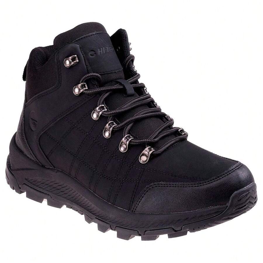 Hitec Hi-Tec Mens Mengelo Mid Cut Shoes - Black - View 1