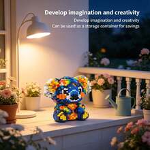 Cute Colorful Animal Collection, 1200+ To 2000+ Pieces, Halloween Gift, Creative Room Decor, Desktop Ornament, Birthday Gift, Christmas Gift, Best Friend Gift, Couple Gift, New Year Gift, Suitable For Everyone - Multi-color/ys1697/Cute Koala - View 4