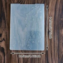 Floral Pattern Plastic Embossing Folder,2D Textured Vine Flower Leaf Embossing Template For Card Making Scrapbooking Paper Craft DIY Decor Embossing Folder - HC-1 - View 16
