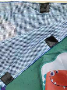 1pc Children's Cartoon Car Double-Layer Magnetic Sunshade Curtain, Summer Baby Sunscreen Insulation Curtain, Car Window Sunshade Board - Multicolor - View 9