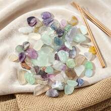 Natural Colorful Fluorite Gravel, Suitable For Aquarium, Fish Tank, Bonsai - Multicolor - View 5