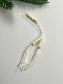 1pc/10pcs Handmade Woven Prayer Beads Tassel, Handmade Woven Diamond Knot Accessories, Ramadan Prayer Beads DIY Decorative Rope, Multiple Colors Available - Multicolor - View 15