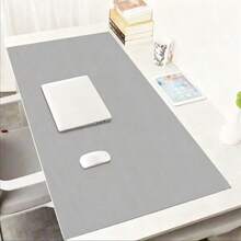 1pc Eye Protection Desk Mat Student Leather Solid Color Coffee Table Mat Oil-Proof Tablecloth Learning Computer Desk Mat Non-Slip - Table Mat - View 5