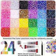 40/42/28/24/15 Colors Jelly Resin Rhinestone Set, Shiny Decorative Rhinestones DIY Handmade Materials, Multi-Color Resin Set, Suitable For Hats, Water Cup Rhinestone Decoration, Jewelry Making, Holiday And Daily Party Decoration - Rhinestones - View 5